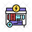 Electrical Generator Color Icon
