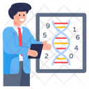 Dna Genetic Presentation Chromosome Icon