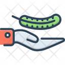 Gently Feather Hand Icon