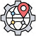 Geotagging Geographical Identification Icon