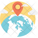 Navigation World Map Icon