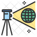 Geodesy Measure Simulate Icon