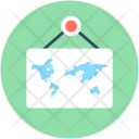Geography Map Class Icon