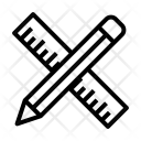 Geometrical Tools Measuring Icon