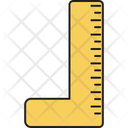 Geometry Tool Measuring Ruler Icon