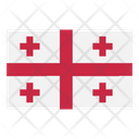 Georgia Flag Nation Icon