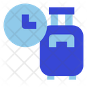 Gepackverspatung Symbol