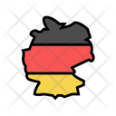 Germany Germany Flag Map Germany Political Map Icon