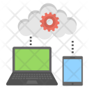 Gestion Des Donnees Cloud Icône