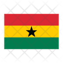 Flag Nation Ghana Icon