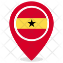 Ghana Country National Icon