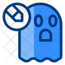 Ghost Halloween Coloring Icon