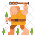 Giant Monster Scary Icon