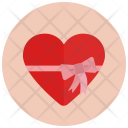 Wrapped Heart Gift Icon