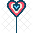 Gift Heart Lollipop Icon