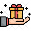 Gift Give Hand Icon