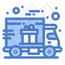 Gift Delivery Delivery Truck Shipping Truck Icon