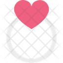 Gift Femininity Girlish Heart Ring Icon