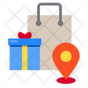 Shopping Pin Locations Icon