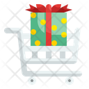 Gift Shopping Cart Giftbox Icon