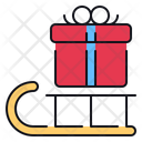 Gift Sledge Icon