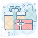 Gifts Wrapped Boxes Birthday Gifts Icon