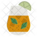 Gin Tonic Cocktail Alcohol Drinks Icon