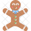 Gingerbreadman Christmas Decoration Icon