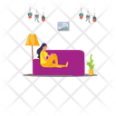 Gir Sitting On Sofa  Icon