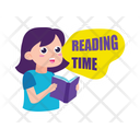 Reading Study Learning Icon
