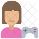 Girl Gamer Icon