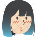 Girl Pouting Icon