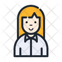 Student Girl People Icon
