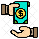 Hand Money Exchange Icon