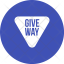 Give Way Sign Icon