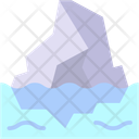 Glacier Iceberg Melting Icon