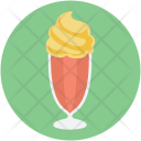 Glass Milkshake Icecream Icon