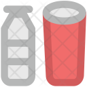 Glass And Bottle Icon