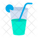 Cold Drink Soda Straw Icon