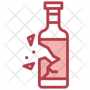 Glass Bottle Broken Icon