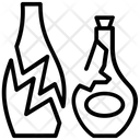 Glass Waste Glass Trash Glass Scrap Icon