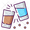 Glass Clink Cheers Drinks Icon