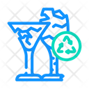 Glass Recycle Icon