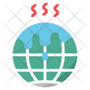 Global Warming Melt Icon