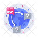 Global Ask Ask Question Customer Support Icon