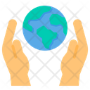 Global Care Ecology Earth Icon