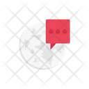 Global Chat Communication Icon