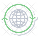 Global Communication Global Network Global Connection Icon