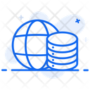 Global Data Global Database Global Server Icon