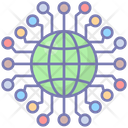 Global Data World Globe Icon